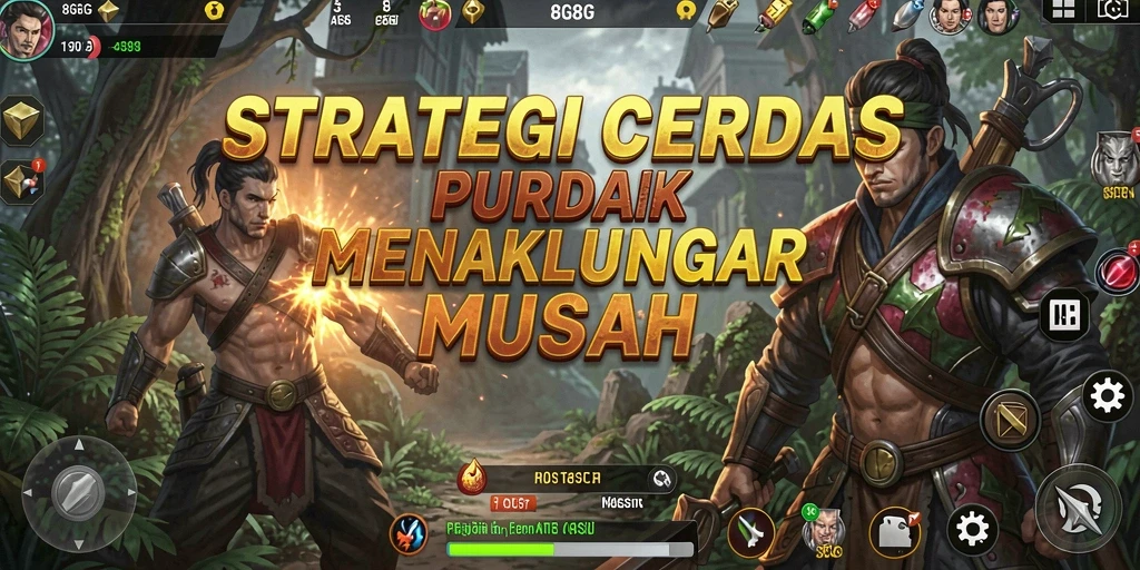 Tampilan gameplay mendebarkan dari 8G8G yang penuh strategi.