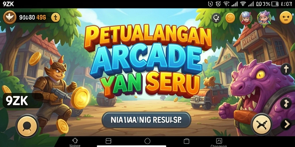 Tampilan gameplay seru dan penuh aksi dari 9ZK.