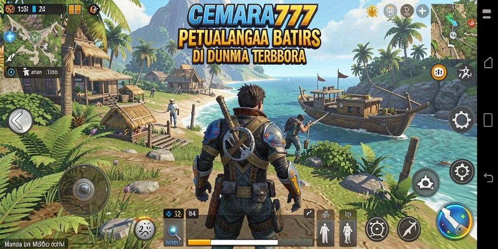 Screenshot gameplay CEMARA777 dengan pemandangan alam yang menakjubkan.