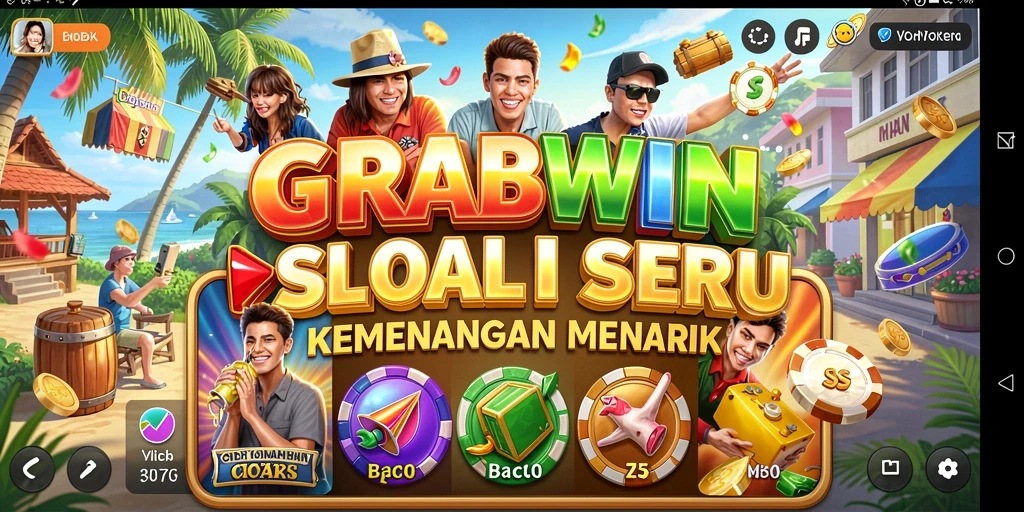 Tampilan gameplay yang menegangkan di slot GRABWIN.