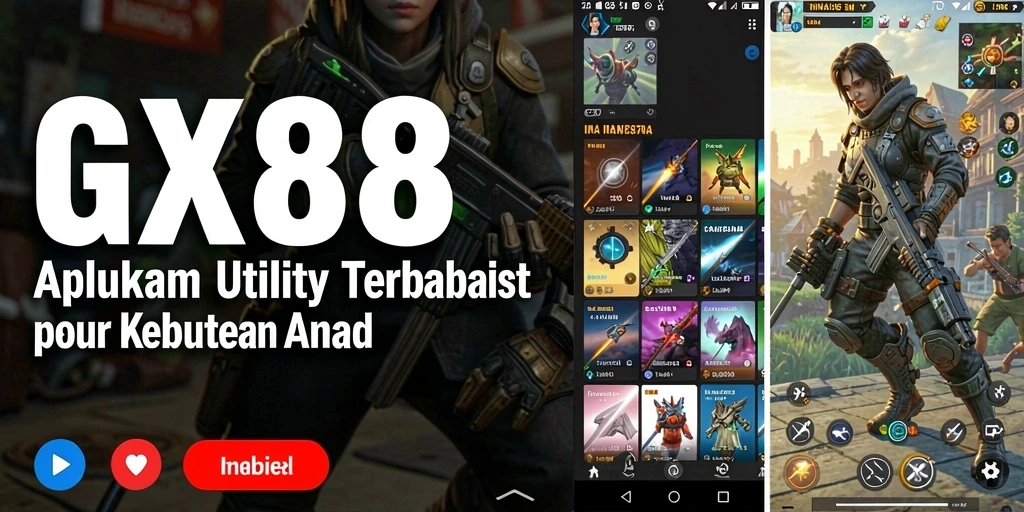 Tampilan utama GX88 menampilkan fitur manajemen tugas yang efisien.