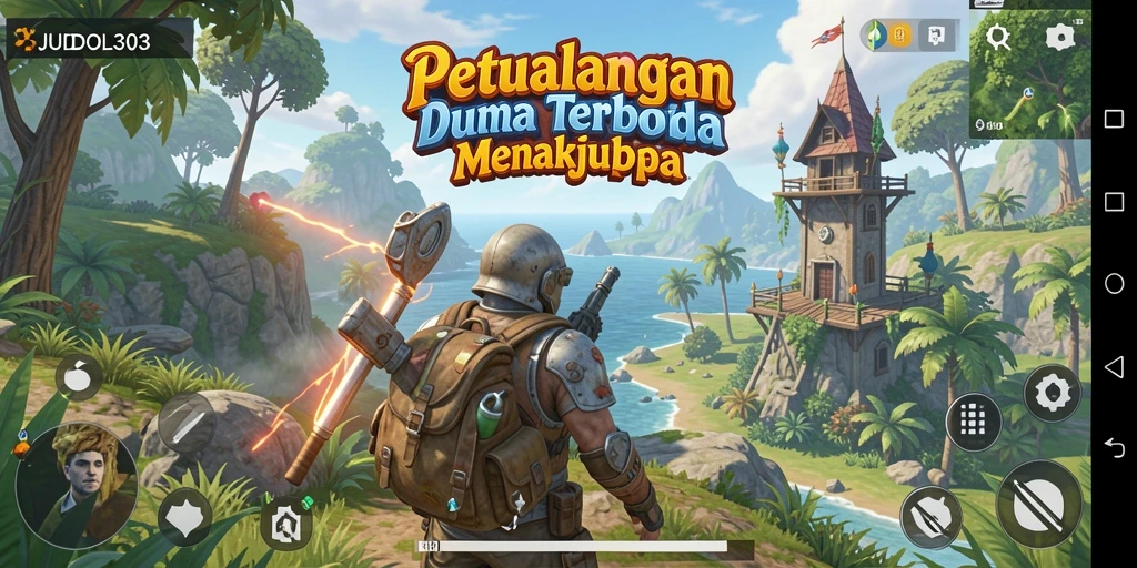 Tampilan gameplay mendetail dunia terbuka JUDOL303 yang memukau.