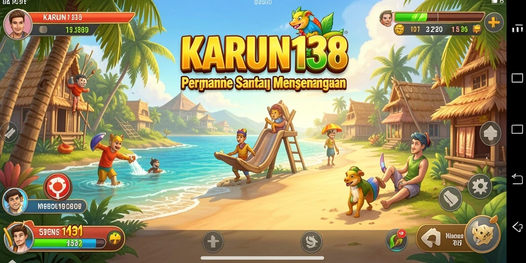Screenshot utama menampilkan gameplay santai yang mengasyikkan dari KARUN138.