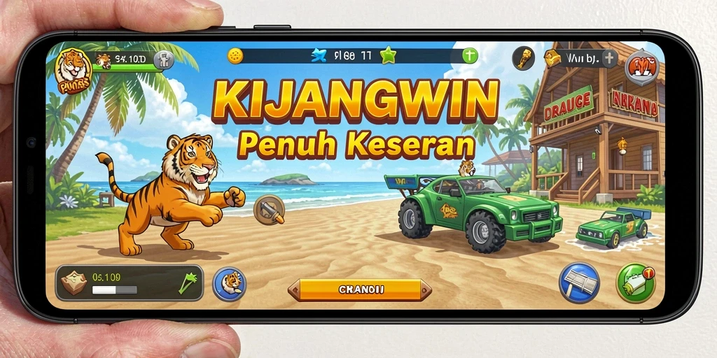 Tampilan gameplay seru dari KIJANGWIN yang penuh tantangan.