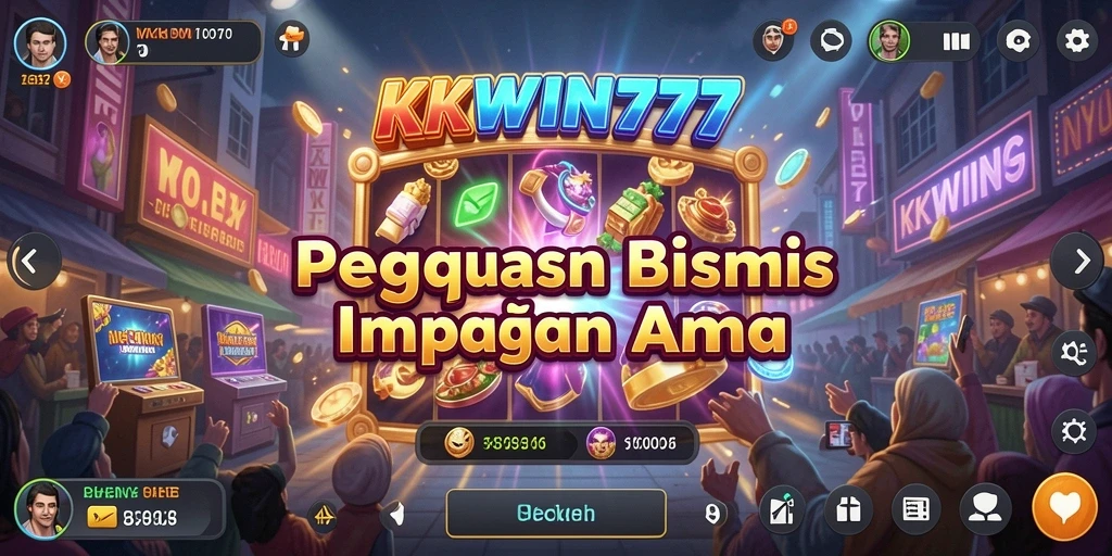 Tampilan gameplay KKWIN777 yang mengasyikkan dalam membangun kerajaan bisnis.