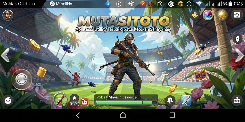 Tampilan antarmuka MUTASITOTO yang sederhana dan intuitif.