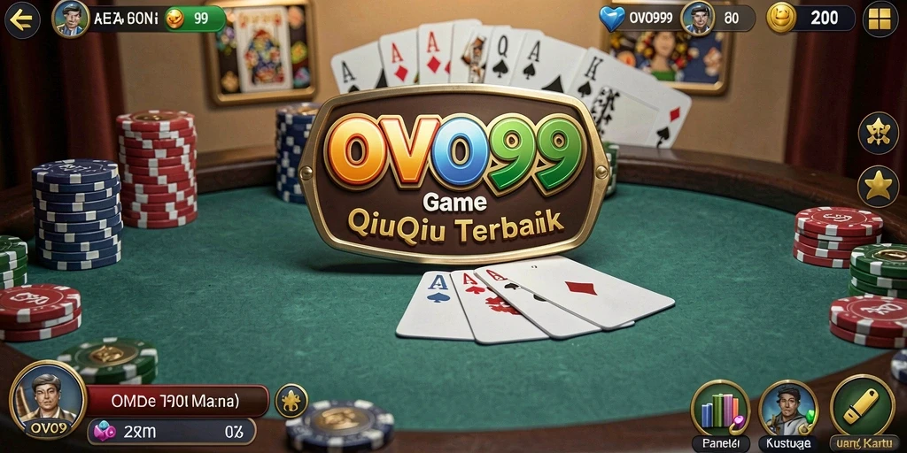 Gambaran sesi gameplay seru dalam OVO99 QiuQiu.