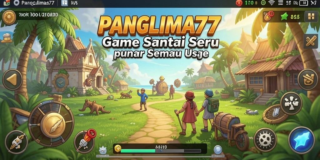 Screenshot gameplay <strong>PANGLIMA77</strong> yang menunjukkan keseruan permainan casual.