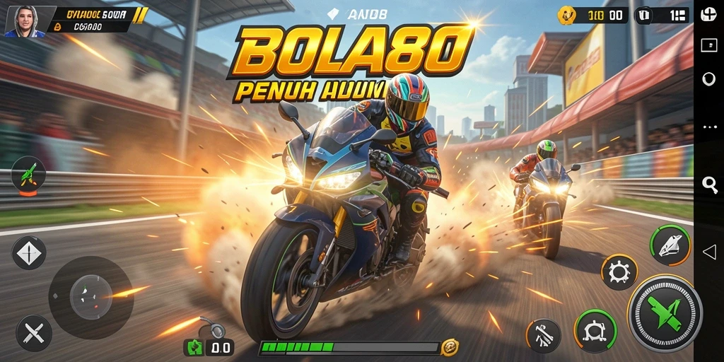 Tampilan menakjubkan dari balapan seru di POA88.