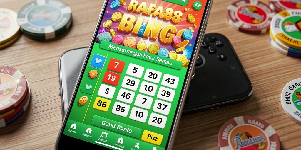 Tampilan menarik gameplay RAFA88 Bingo dengan teman-teman.