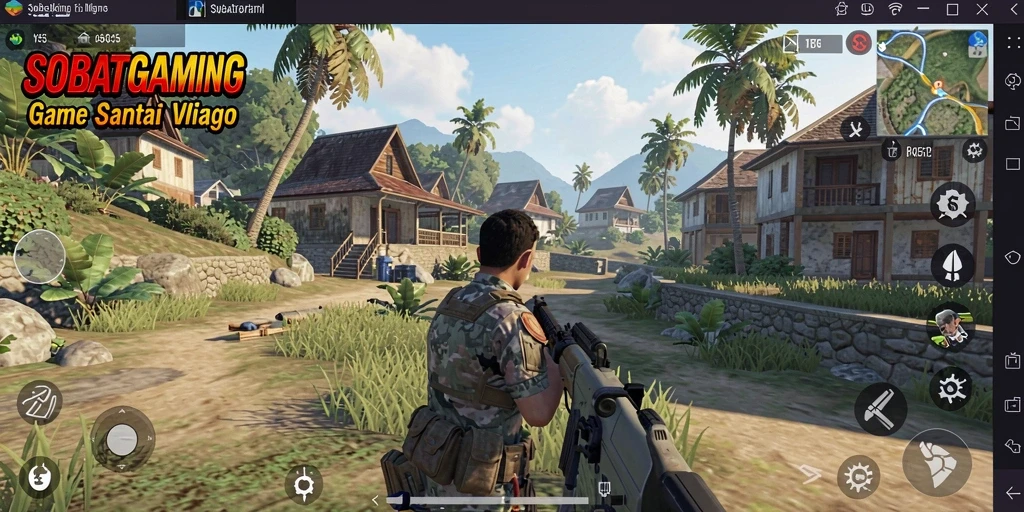 Tampilan gameplay SOBATGAMING yang mengasyikkan dan penuh warna.