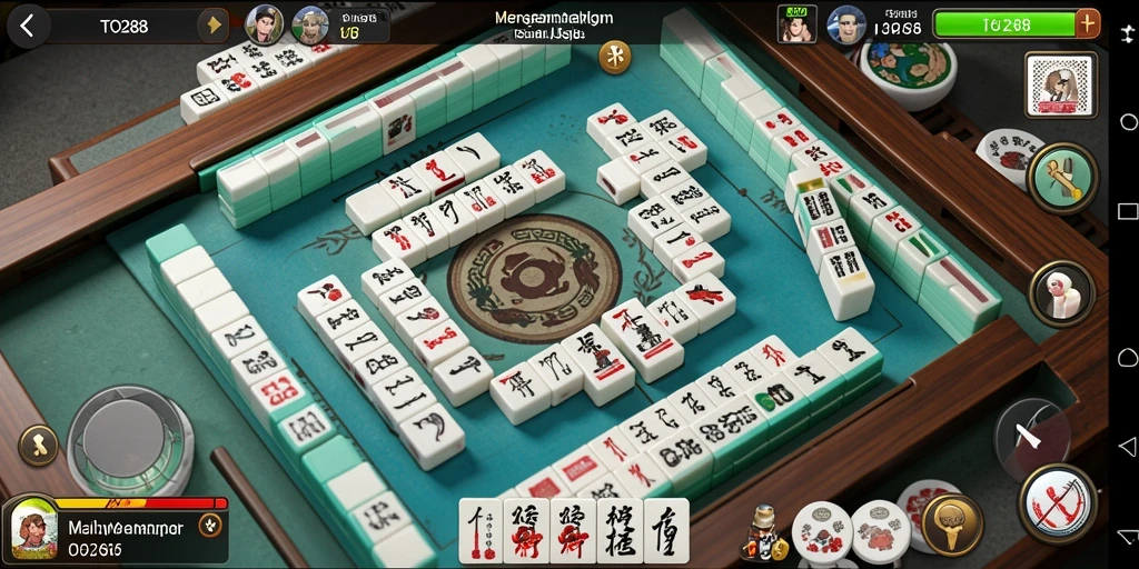Screenshot menampilkan gameplay Mahjong yang seru dan interaktif.