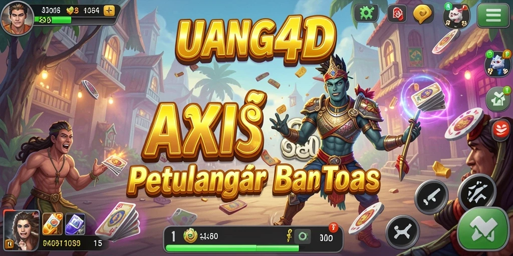 Tampilan aksi mendebarkan dalam gameplay UANG4D yang memukau.